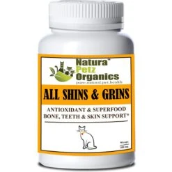 Natura Petz Organics All Shins & Grins Cat Supplement, 90 Count