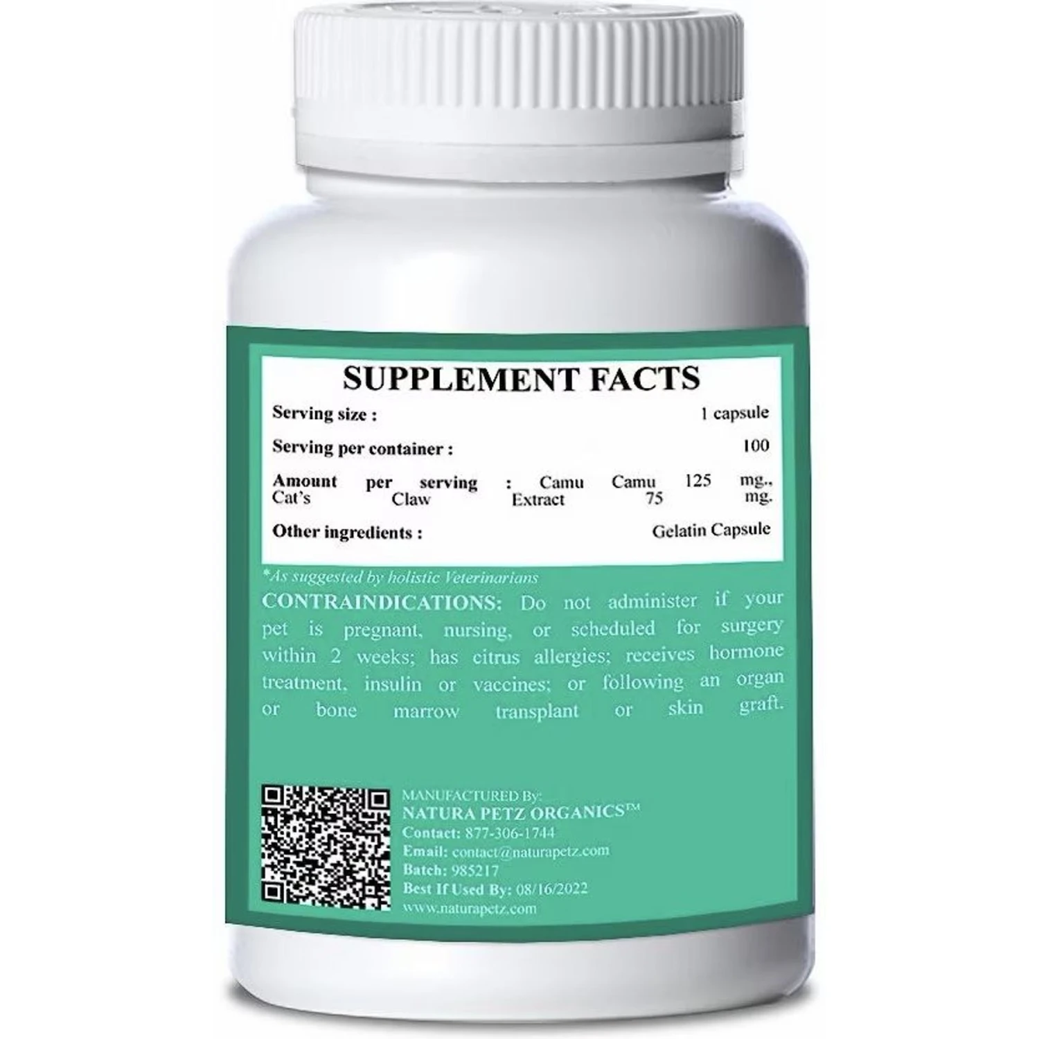 Natura Petz Organics Bionic Body Cat Supplement, 90 Count 5 Natura Petz Organics Bionic Body Cat Supplement, 90 Count - Image 3