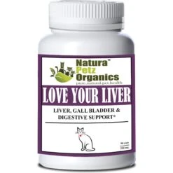 Natura Petz Organics Love Your Liver Cat Supplement, 90 Count
