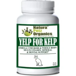 Natura Petz Organics Yelp For Kelp Cat Supplement, 90 Count