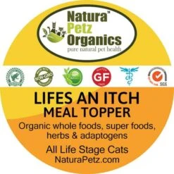Natura Petz Organics Life's An Itch Turkey Flavored Powder Allergy Supplement For Cats, 4-oz Tin 7 Natura Petz Organics Life's An Itch Turkey Flavored Powder Allergy Supplement For Cats, 4-oz Tin -Furry Friends 212509 PT1. AC SS1800 V1692642875