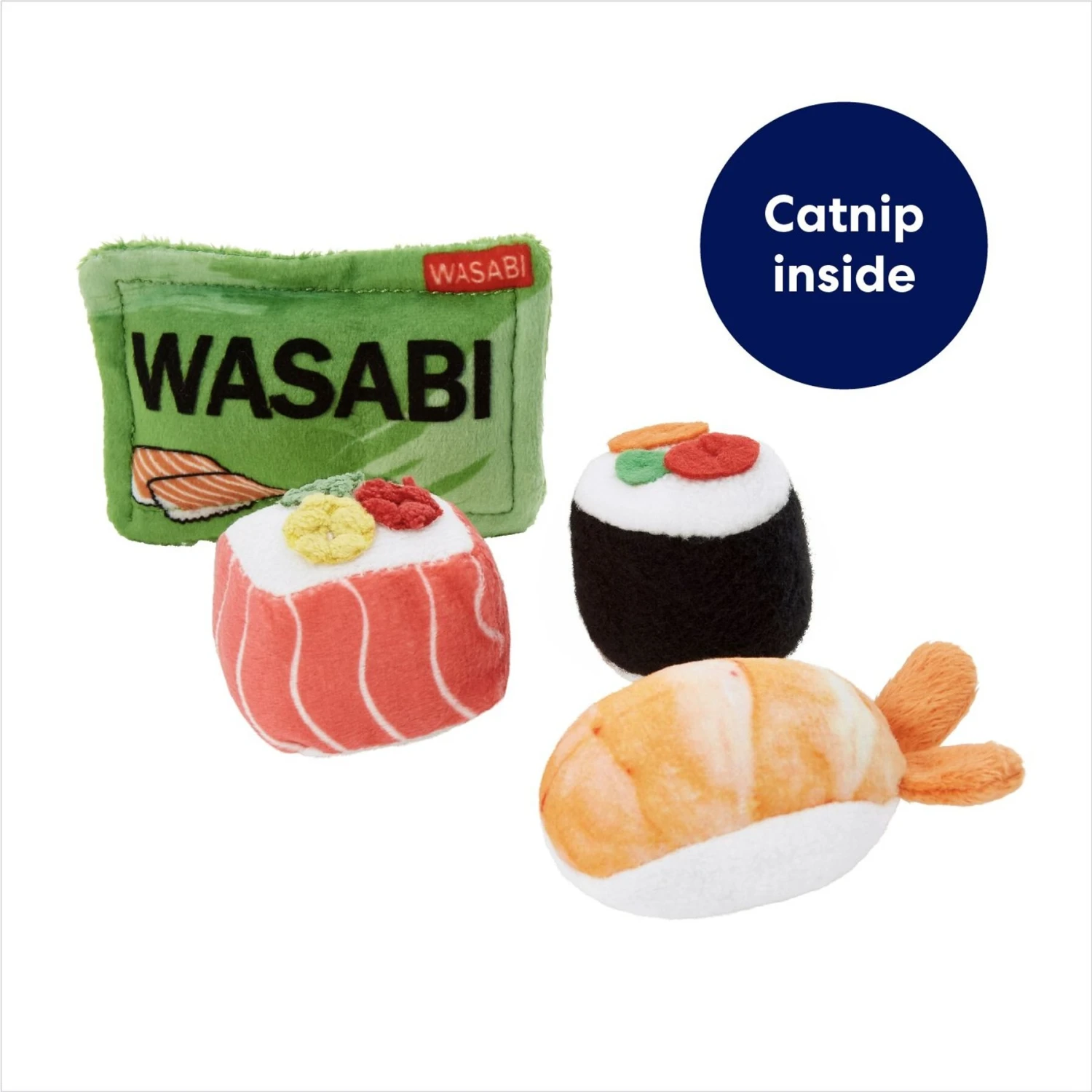 Frisco Sushi Plush Cat Toy With Catnip 5 Frisco Sushi Plush Cat Toy With Catnip - Image 3