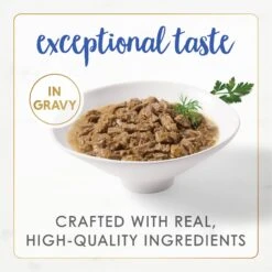 Fancy Feast Gourmet Naturals Natural Rainbow Trout Recipe In Gravy Canned Cat Food, 3-oz Can, Case Of 12 -Furry Friends 214801 PT2. AC SS1800 V1677103481