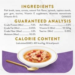 Fancy Feast Senior Classic With Skipjack Tuna & Vegetables In Broth Cat Food Complement & Topper, 1.4-oz Pouch, Case Of 16 14 Fancy Feast Senior Classic With Skipjack Tuna & Vegetables In Broth Cat Food Complement & Topper, 1.4-oz Pouch, Case Of 16 -Furry Friends 214817 PT3. AC SS1800 V1696265211