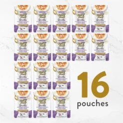 Fancy Feast Senior Classic With Skipjack Tuna & Vegetables In Broth Cat Food Complement & Topper, 1.4-oz Pouch, Case Of 16 17 Fancy Feast Senior Classic With Skipjack Tuna & Vegetables In Broth Cat Food Complement & Topper, 1.4-oz Pouch, Case Of 16 -Furry Friends 214817 PT6. AC SS1800 V1696265025