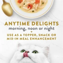 Fancy Feast Senior Creamy With Chicken & Vegetables In Broth Cat Food Complement & Topper, 1.4-oz Pouch, Case Of 16 -Furry Friends 214819 PT2. AC SS1800 V1696265331