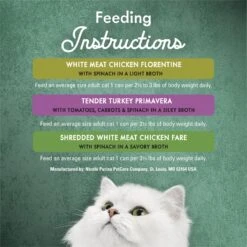 Fancy Feast Medleys Poultry Collection With Garden Greens In Sauce Variety Pack Canned Cat Food, 3-oz Can, Case Of 30 -Furry Friends 215045 PT8. AC SS1800 V1683828891