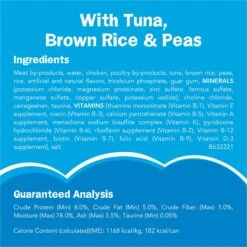 Friskies Ocean Favorites Tuna, Brown Rice & Peas Pate Wet Cat Food, 5.5-oz Can, Case Of 24 15 Friskies Ocean Favorites Tuna, Brown Rice & Peas Pate Wet Cat Food, 5.5-oz Can, Case Of 24 -Furry Friends 215182 PT4. AC SS1800 V1700161596