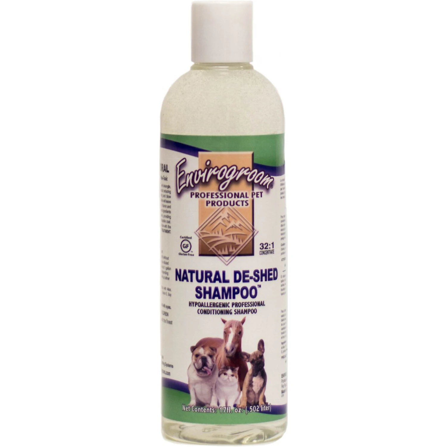 Envirogroom Natural De-shed Pet Shampoo, 17-oz Bottle 3 Envirogroom Natural De-shed Pet Shampoo, 17-oz Bottle
