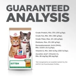 Hill's Science Diet Kitten Chicken & Brown Rice Recipe Dry Cat Food -Furry Friends 215365 PT8. AC SS1800 V1614206508