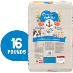 Friskies Ocean Favorites With Natural Salmon Dry Cat Food -Furry Friends 215380 PT1. AC SS1800 V1700158597