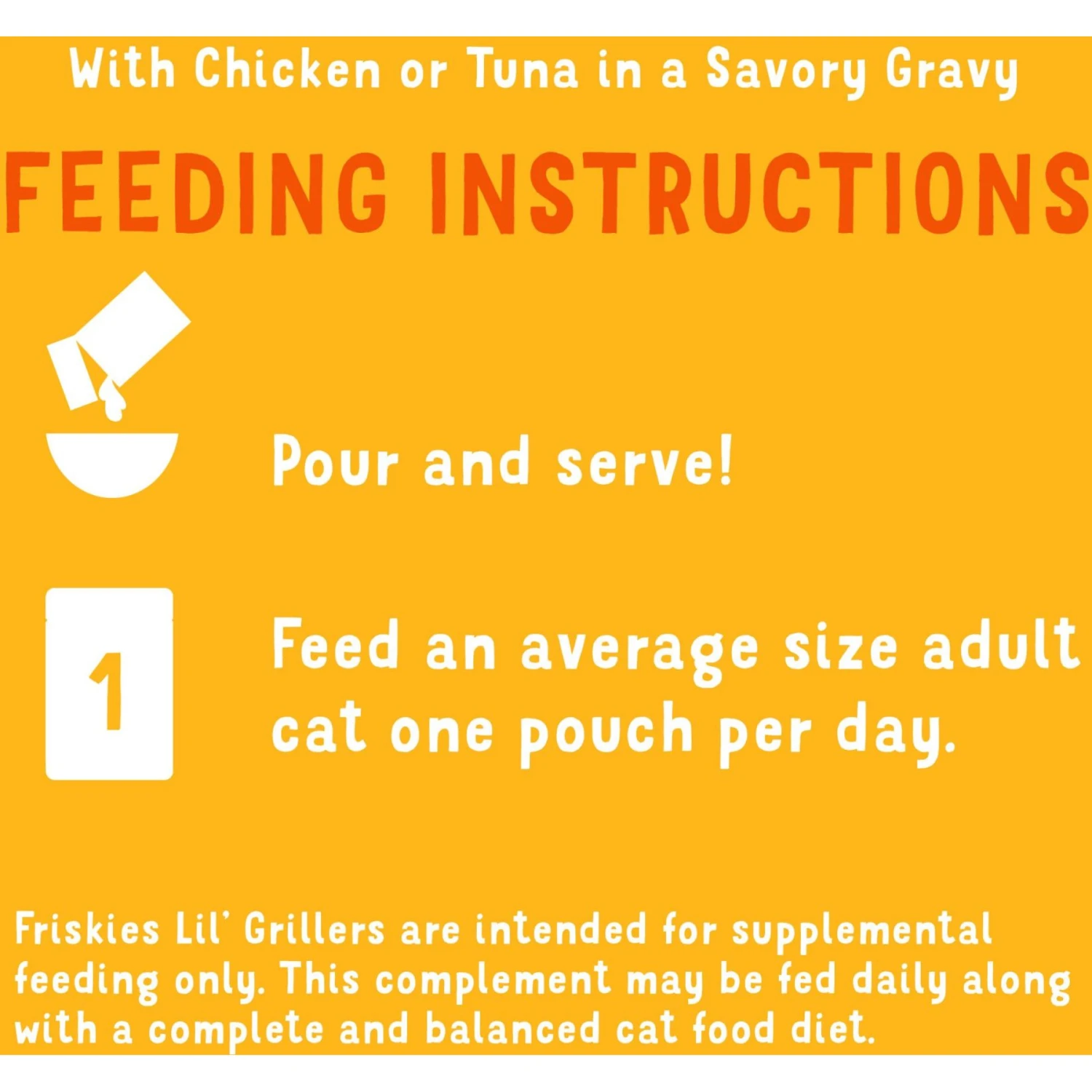 Friskies Lil' Grillers Seared Cuts With Chicken & Tuna In Gravy Variety Pack Wet Cat Food, 1.55-oz Pouch, Case Of 18 10 Friskies Lil' Grillers Seared Cuts With Chicken & Tuna In Gravy Variety Pack Wet Cat Food, 1.55-oz Pouch, Case Of 18 - Image 8