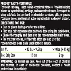 Liquid-Vet Hip & Joint Support Allergy-Friendly Unflavored Cat Supplement, 8-oz Bottle -Furry Friends 215917 PT2. AC SS1800 V1578496375