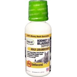 Liquid-Vet Kidney & Bladder Support Allergy-Friendly Unflavored Cat Supplement, 8-oz Bottle