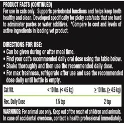 Liquid-Vet Teeth & Gums Support Allergy-friendly Unflavored Cat Supplement, 8-oz Bottle -Furry Friends 215925 PT2. AC SS1800 V1578496421