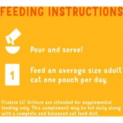 Friskies Lil' Grillers Chicken, Turkey, Ocean Fish & Tuna Variety Pack Gravy Wet Cat Food Complement, 1.55-oz Pouch, Case Of 30 18 Friskies Lil' Grillers Chicken, Turkey, Ocean Fish & Tuna Variety Pack Gravy Wet Cat Food Complement, 1.55-oz Pouch, Case Of 30 -Furry Friends 216212 PT7. AC SS1800 V1700157171