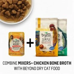 Purina Beyond Mixers Immune Support Chicken Bone Broth Wet Cat Food Complement, 1.55-oz Pouch, Case Of 16 -Furry Friends 217362 PT6. AC SS1800 V1700159249