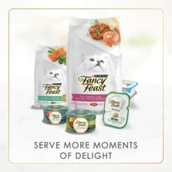 Fancy Feast Chicken Feast Pate Senior 7+ Canned Cat Food, 3-oz Can, Case Of 24 -Furry Friends 217436 PT7. AC SS1800 V1691418769