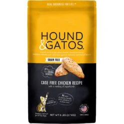 Hound & Gatos Grain-Free Cage Free Chicken Recipe Dry Cat Food