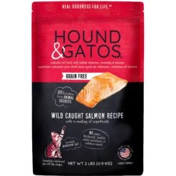 Hound & Gatos Grain-Free Salmon Recipe Dry Cat Food