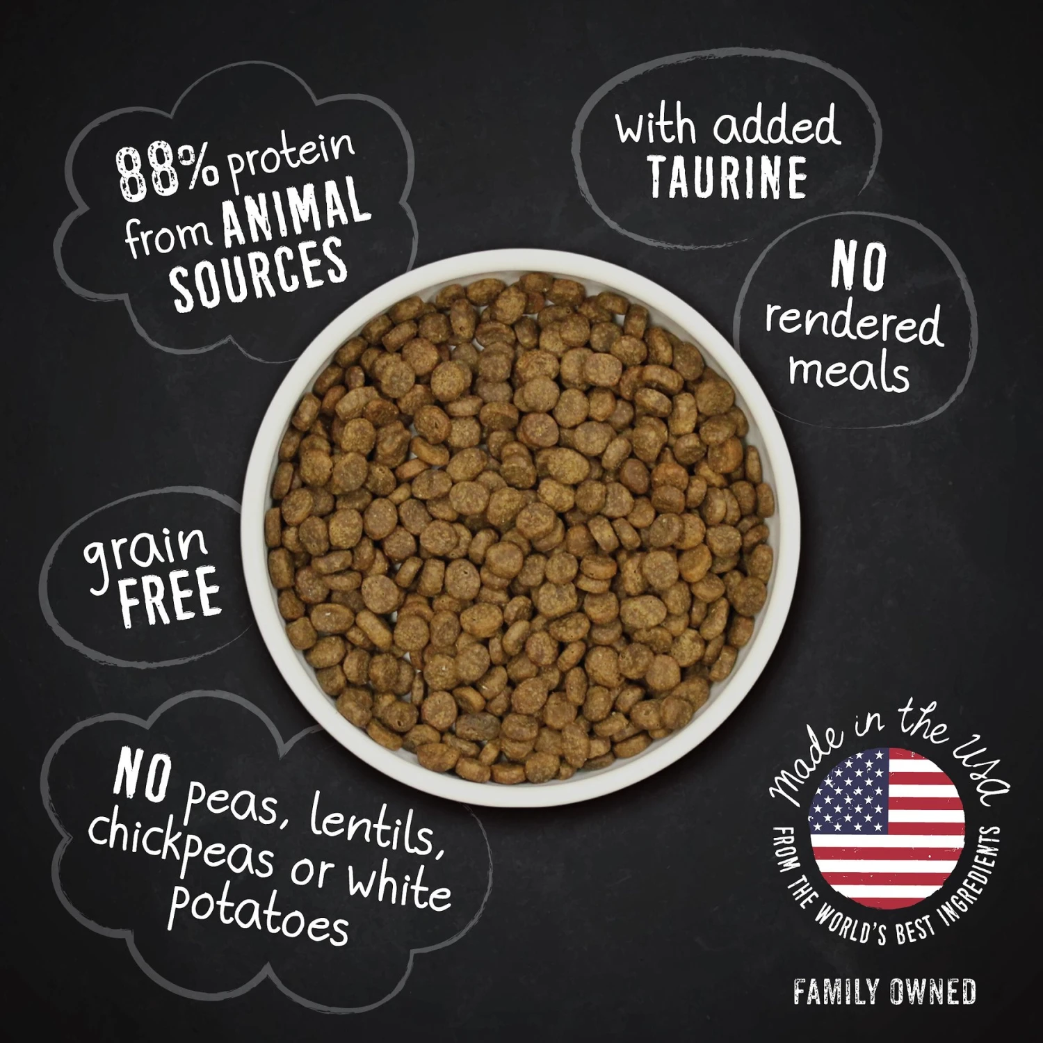 Hound & Gatos Grain-Free Salmon Recipe Dry Cat Food 5 Hound & Gatos Grain-Free Salmon Recipe Dry Cat Food - Image 3