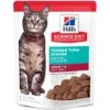 Hill's Science Diet Adult Tender Tuna Recipe Cat Food, 2.8-oz Pouch, Case Of 24 1 Hill's Science Diet Adult Tender Tuna Recipe Cat Food, 2.8-oz Pouch, Case Of 24 -Furry Friends 218063 MAIN. AC SS1800 V1580224405