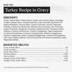 American Journey Minced Turkey Recipe In Gravy Grain-Free Canned Cat Food -Furry Friends 218187 PT8. AC SS1800 V1689972509