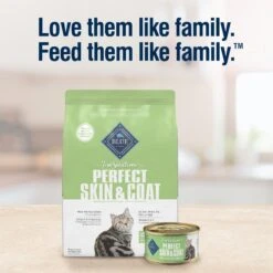 Blue Buffalo True Solutions Perfect Skin & Coat Natural Salmon Adult Dry Cat Food -Furry Friends 218303 PT8. AC SS1800 V1696441013
