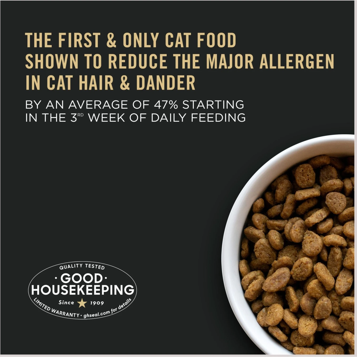 Purina Pro Plan LiveClear Sensitive Skin & Stomach Turkey & Oatmeal Formula Dry Cat Food 5 Purina Pro Plan LiveClear Sensitive Skin & Stomach Turkey & Oatmeal Formula Dry Cat Food - Image 3