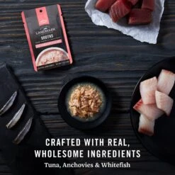 American Journey Landmark Broths Tuna, Anchovies & Whitefish Recipe Wet Cat Food Complement Pouches, 1.4 Oz Case Of 16 -Furry Friends 219488 PT4. AC SS1800 V1608164244