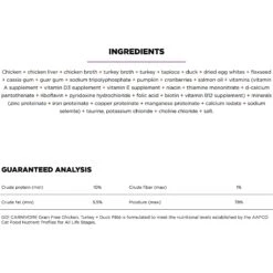Go! Solutions Carnivore Grain-Free Chicken, Turkey + Duck Pate Cat Food -Furry Friends 220101 PT2. AC SS1800 V1638491250