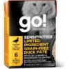 Go! Solutions Sensitivities Limited Ingredient Grain-Free Duck Pate Cat Food 1 Go! Solutions Sensitivities Limited Ingredient Grain-Free Duck Pate Cat Food -Furry Friends 220104 main. AC SS1800 V1581360515