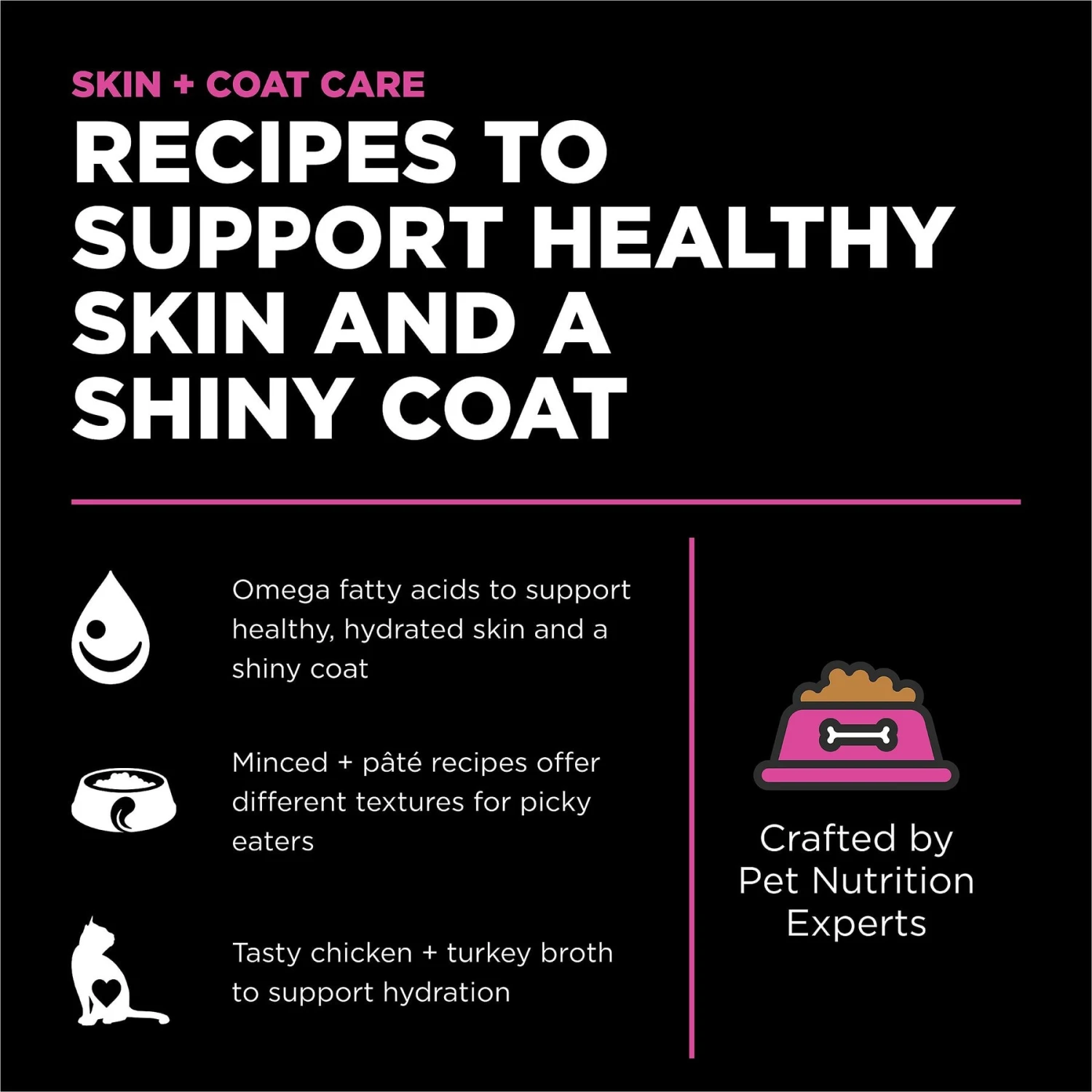 Go! Solutions Skin + Coat Care Minced Chicken Cat Food 4 Go! Solutions Skin + Coat Care Minced Chicken Cat Food - Image 2