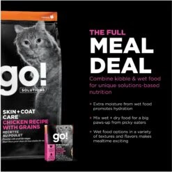 Go! Solutions Skin + Coat Care Minced Chicken Cat Food 18 Go! Solutions Skin + Coat Care Minced Chicken Cat Food -Furry Friends 220106 PT7. AC SS1800 V1638487967