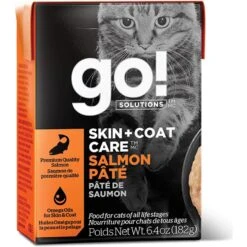 Go! Solutions Skin + Coat Care Salmon Pate Cat Food