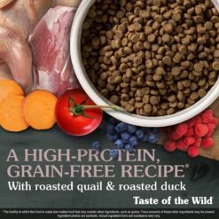 Taste Of The Wild Lowland Creek Premium Real Meat Recipe With Roasted Quail & Duck Grain-Free Dry Cat Food -Furry Friends 220503 PT3. AC SS1800 V1641263231