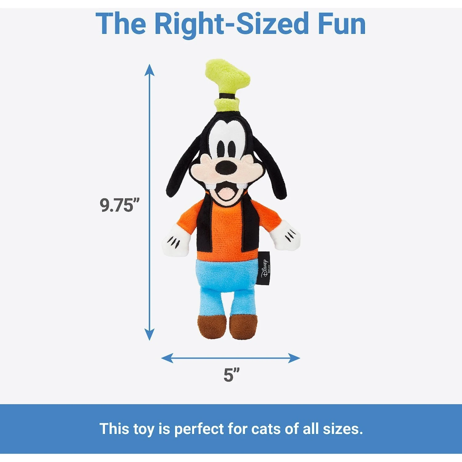 Disney Goofy Plush Kicker Cat Toy With Catnip 4 Disney Goofy Plush Kicker Cat Toy With Catnip - Image 2