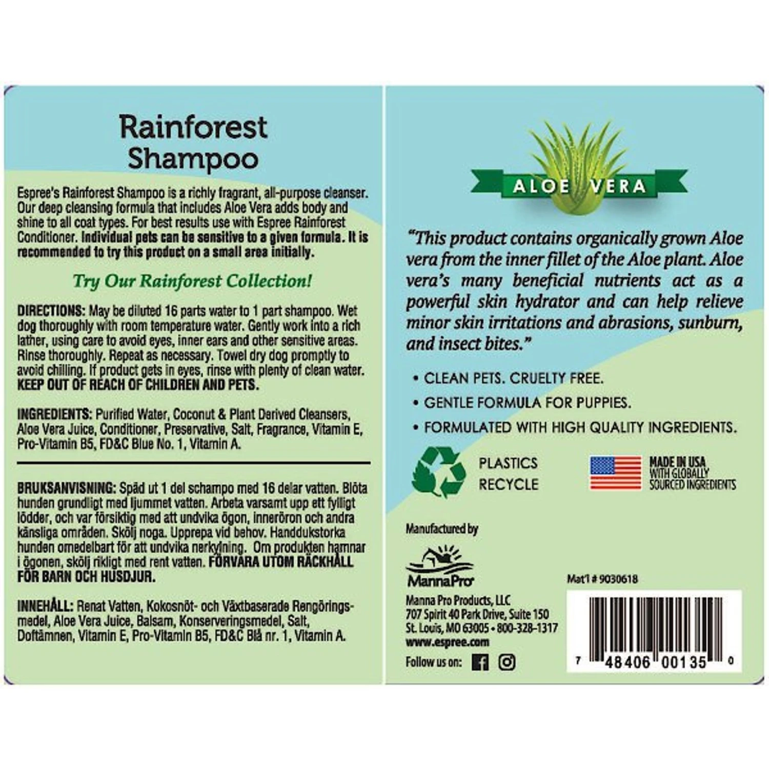 Espree Rainforest Shampoo For Dogs, 1-gallon 4 Espree Rainforest Shampoo For Dogs, 1-gallon - Image 2