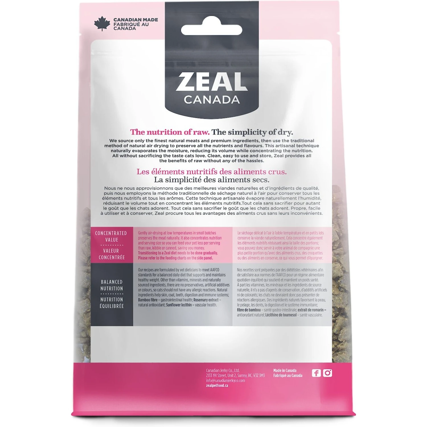 Zeal Canada Salmon & Turkey Recipe Grain-Free Gently Air-Dried Cat Food, 14-oz Bag 4 Zeal Canada Salmon & Turkey Recipe Grain-Free Gently Air-Dried Cat Food, 14-oz Bag - Image 2
