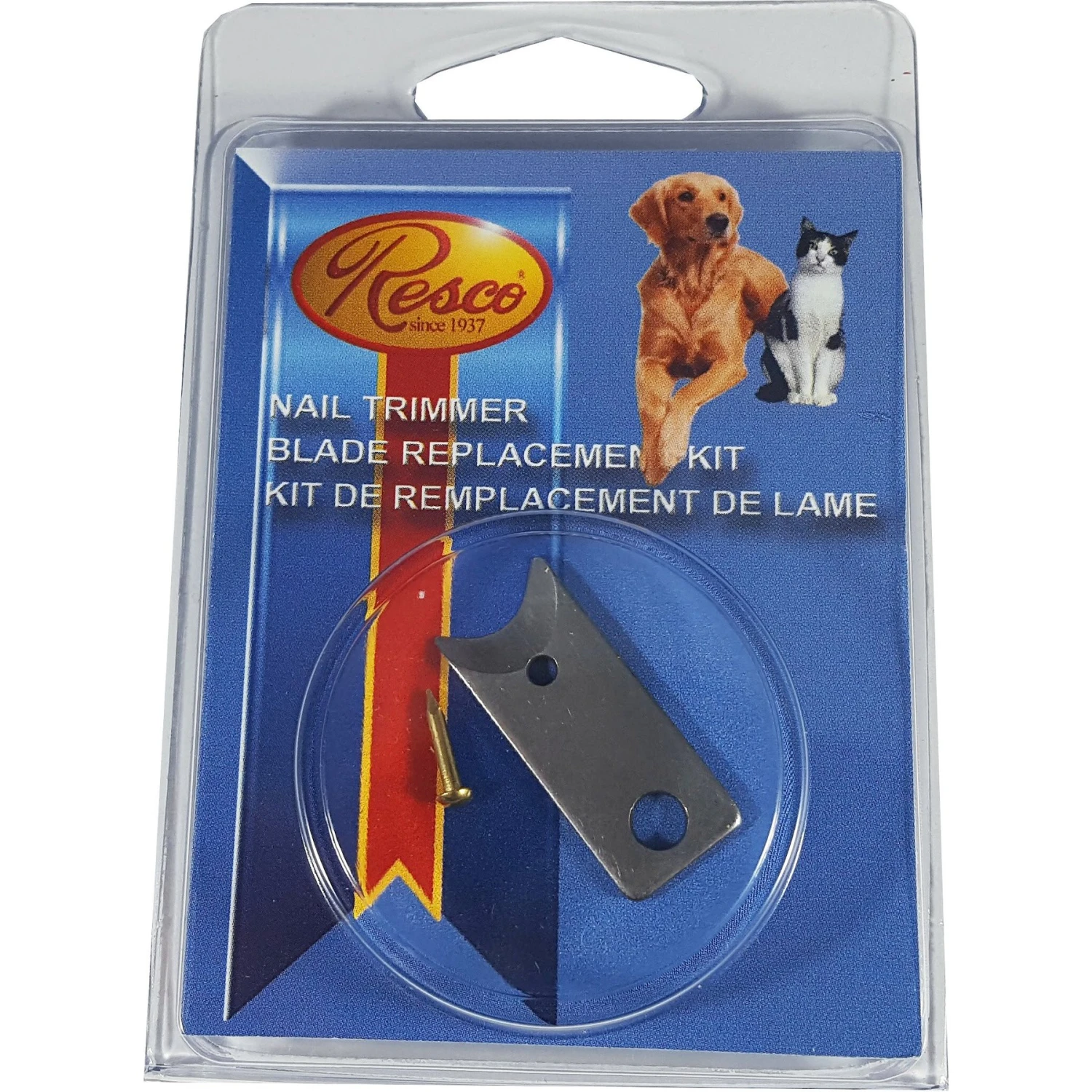 Resco Dog & Cat Nail Trimmer Blade Replacement Kit 3 Resco Dog & Cat Nail Trimmer Blade Replacement Kit