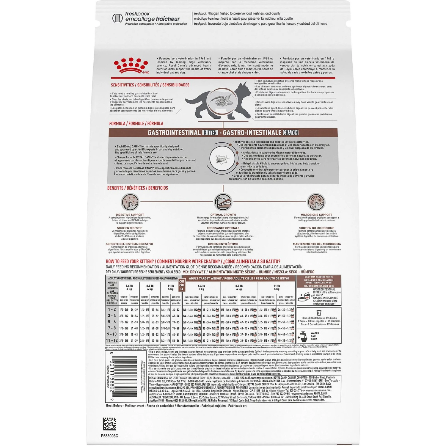 Royal Canin Veterinary Diet Kitten Gastrointestinal Dry Cat Food 4 Royal Canin Veterinary Diet Kitten Gastrointestinal Dry Cat Food - Image 2
