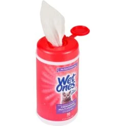 Wet Ones Freshing Multi-Purpose Fresh Scent Cat Wipes 7 Wet Ones Freshing Multi-Purpose Fresh Scent Cat Wipes -Furry Friends 228416 PT3. AC SS1800 V1597971102