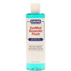 Davis EarMed Boracetic Dog & Cat Flush, 12-oz Bottle