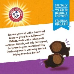 ARM & HAMMER PRODUCTS Fishies Tartar Control Extra Small Salmon Flavor Cat Dental Treats 14 ARM & HAMMER PRODUCTS Fishies Tartar Control Extra Small Salmon Flavor Cat Dental Treats -Furry Friends 230036 PT5. AC SS1800 V1596471372