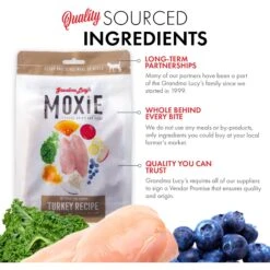 Grandma Lucy's Moxie Turkey Recipe Freeze-Dried Cat Food, 8-oz Bag -Furry Friends 234282 PT3. AC SS1800 V1676648390