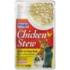 Inaba Chicken Stew Chicken With Cheese Recipe Grain-Free Cat Food Topper, 1.4-oz Pouch -Furry Friends 235984 MAIN. AC SS1800 V1636417672