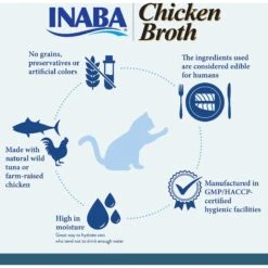 Inaba Chicken Broth Chicken & Salmon Recipe Grain-Free Cat Food Topper -Furry Friends 235992 PT3. AC SS1800 V1636415195