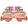 Inaba Twins Tuna & Chicken With Salmon Recipe Grain-Free Cat Food Topper, 1.23-oz, Pack Of 2 -Furry Friends 236000 MAIN. AC SS1800 V1591633867