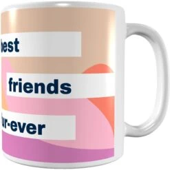 Frisco "Best Friends Fur-Ever" White Personalized Coffee Mug, 11-oz -Furry Friends 236577 PT4. AC SS1800 V1594393869
