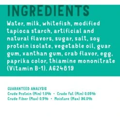 Friskies Lil Slurprises With Surimi Whitefish In Dreamy Sauce Wet Cat Food Topper -Furry Friends 237920 PT4. AC SS1800 V1695836038